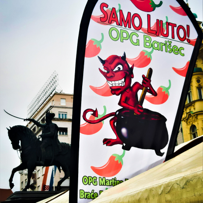 opg Barišec reklamni zastava